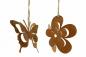 Preview: Deko Hänger Schmetterling Blume 8er Set