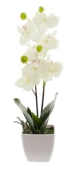 Kunstpflanze Orchidee Weiss