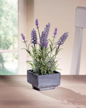 Deko Lavendel im Topf  "Kunstpflanze"