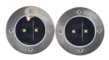 Bodenleuchte LED-Solar 2er Set