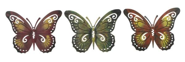 Wanddeko Schmetterling Ornamento 3er-Set bestellen