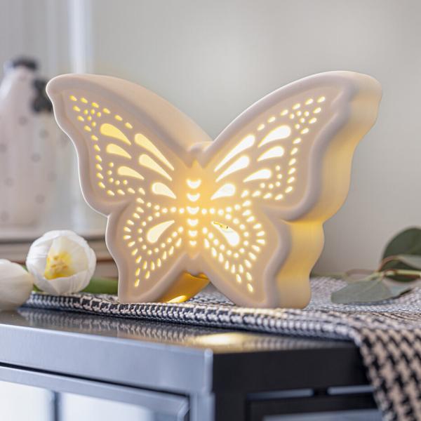 LED Schmetterling White