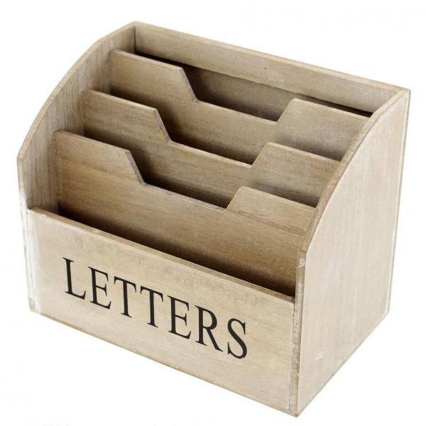 Postablage oder für Briefe aus Holz