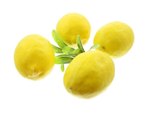 Deko Zitrone in Gelb 